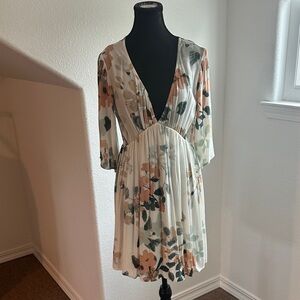 Lovestitch V-Neck Floral Midi Dress